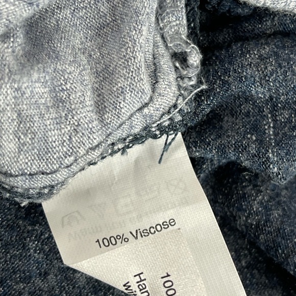 Madewell Blue V Neck Long Sleeve Tee Size S - Picture 5 of 5